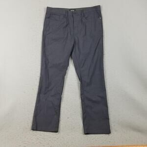 Kenneth Cole Reaction Pants Mens 36x30 Gray Metro Stretch Casual 5 Pocket